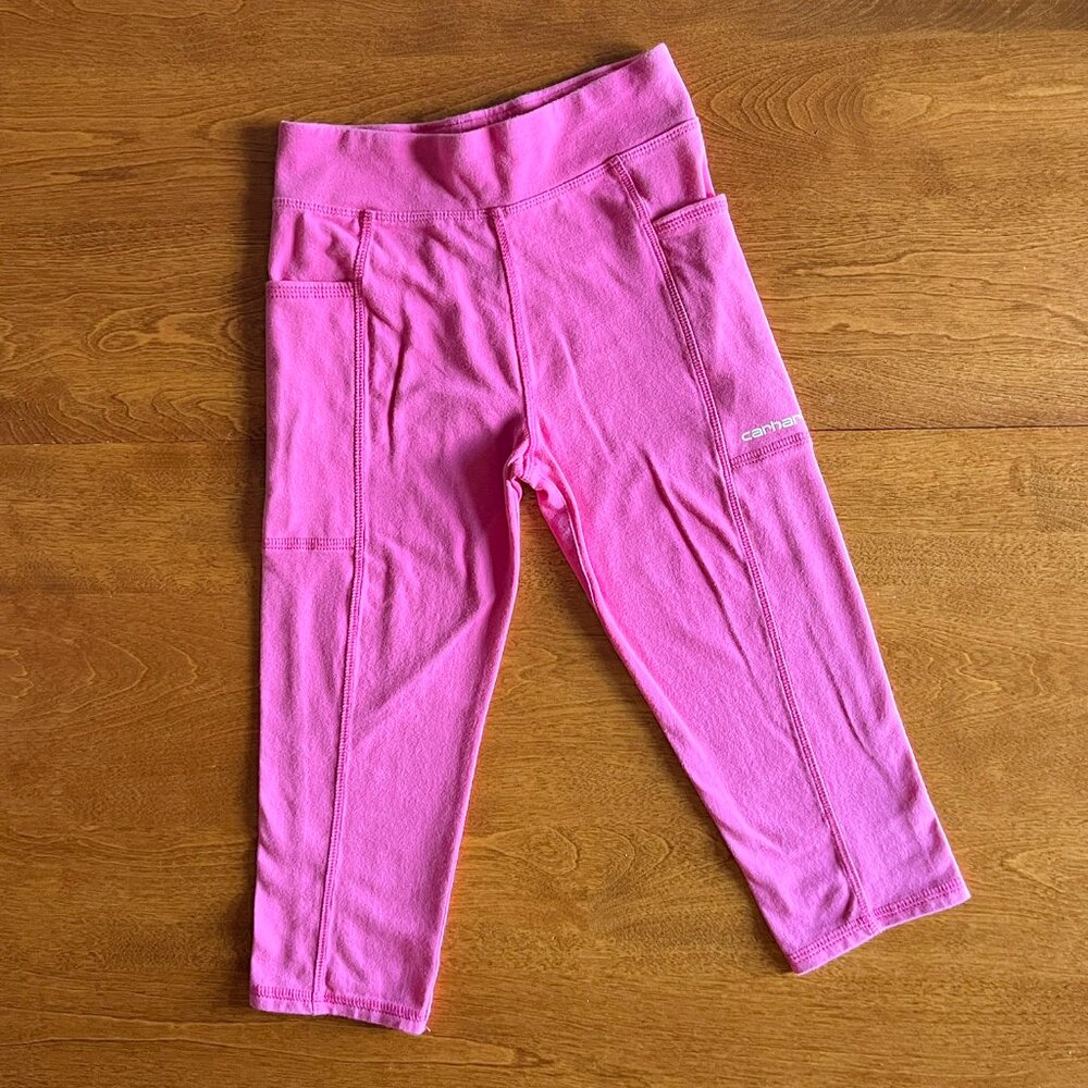 Carhartt pink capri active leggings 8